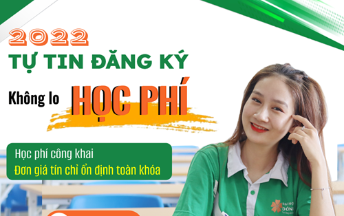 Học phí bậc Đại học Chính quy khóa nhập học 2022